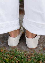 Load image into Gallery viewer, Dorothy Woven Ballet Flats - Bone
