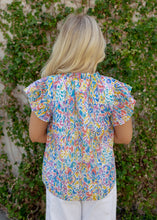 Load image into Gallery viewer, Malva Colorful Deniza Ruffle Top

