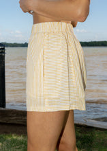 Load image into Gallery viewer, Yellow Stripe Boxer Shorts

