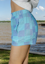 Load image into Gallery viewer, Blue Mix Checkered Boxer Shorts
