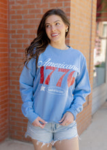 Load image into Gallery viewer, Americana 1776 Vintage Blue Sweatshirt
