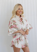 Load image into Gallery viewer, Katrina Floral Tie Romper
