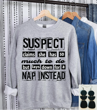 Load image into Gallery viewer, Suspect- Nap
