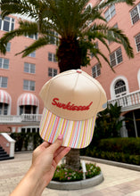 Load image into Gallery viewer, "Sunkissed" Colorful Striped Trucker Hat
