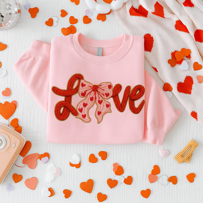 Love FAUX YARN - Unisex Graphic Sweatshirt