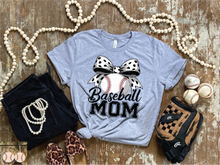 Load image into Gallery viewer, Baseball Mom Bow
