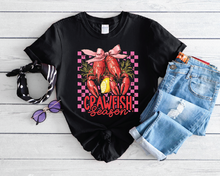 Load image into Gallery viewer, Crawfish Season - Black Unisex Graphic Tee
