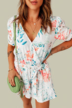 Load image into Gallery viewer, RTS Flutter FLORAL ROMPER
