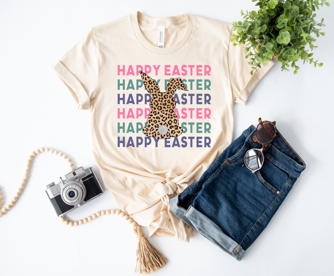 Happy Easter- Leopard Bunny