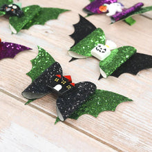 Load image into Gallery viewer, Ready to Ship | Halloween Sequin Hairbow
