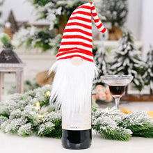 Load image into Gallery viewer, Ready to Ship | Fair Isle (OG) Festive Gnome Wine Toppers
