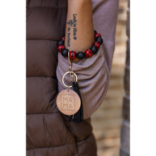 Load image into Gallery viewer, Ready to Ship | Mama PENDANT Beaded Tassel Keychain*

