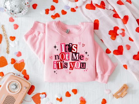 ITS NOT ME ITS YOU - Unisex Graphic Sweatshirt