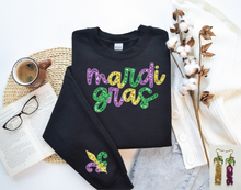 Load image into Gallery viewer, Mardi Gras FAUX Sequin LOOK
