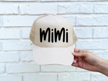 Load image into Gallery viewer, Customizable Name Hat in two color options

