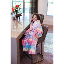 Load image into Gallery viewer, Ready to Ship | Unicorn Glow in the Dark Plush Flannel Blanket
