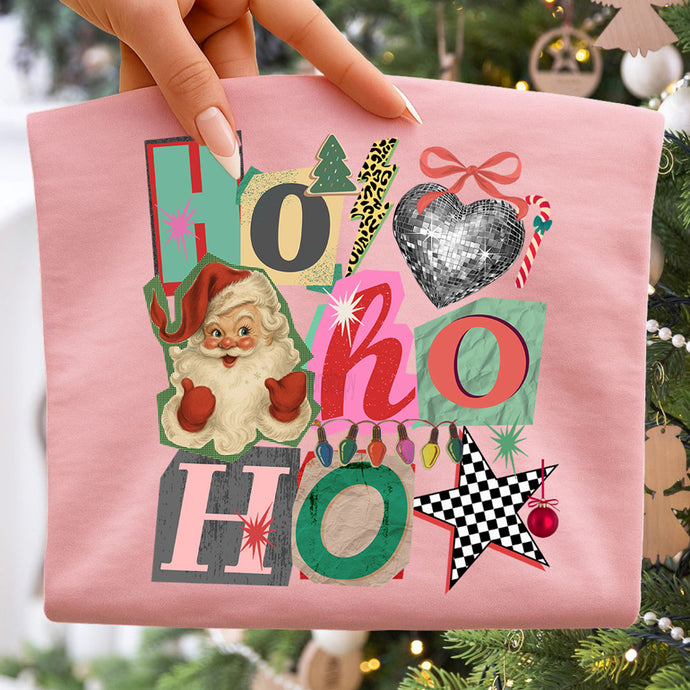 Retro Ho Ho Ho Blossom Tee