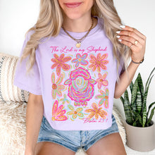 Load image into Gallery viewer, The Lord is My Shepherd Floral Tee

