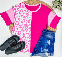 Load image into Gallery viewer, RTS: Leopard Hot Pink Colorblock
