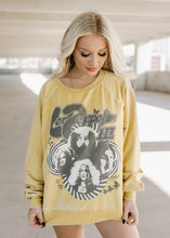 Load image into Gallery viewer, Led Zeppelin Mustard Burnout Sweatshirt
