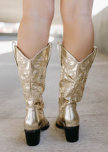 Load image into Gallery viewer, Billini Danillo Western Boots - Gold Metallic

