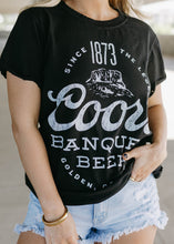 Load image into Gallery viewer, Coors Banquet 1873 Graphic BLACK Tee
