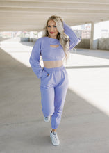 Load image into Gallery viewer, Running Errands Lilac 3 Piece Jogger Set
