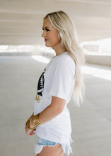 Load image into Gallery viewer, Go Football &amp; Glitter Wildcats Vintage White Tee
