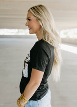 Load image into Gallery viewer, Let&#39;s Win Wildcats Glitter Vintage Black Tee
