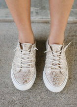 Load image into Gallery viewer, Gypsy Jazz Kyrie Rose Gold Leopard Sneaker Shoe
