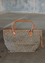 Load image into Gallery viewer, Sassy Brown Leopard Rockstar Cinch TOTE Bag
