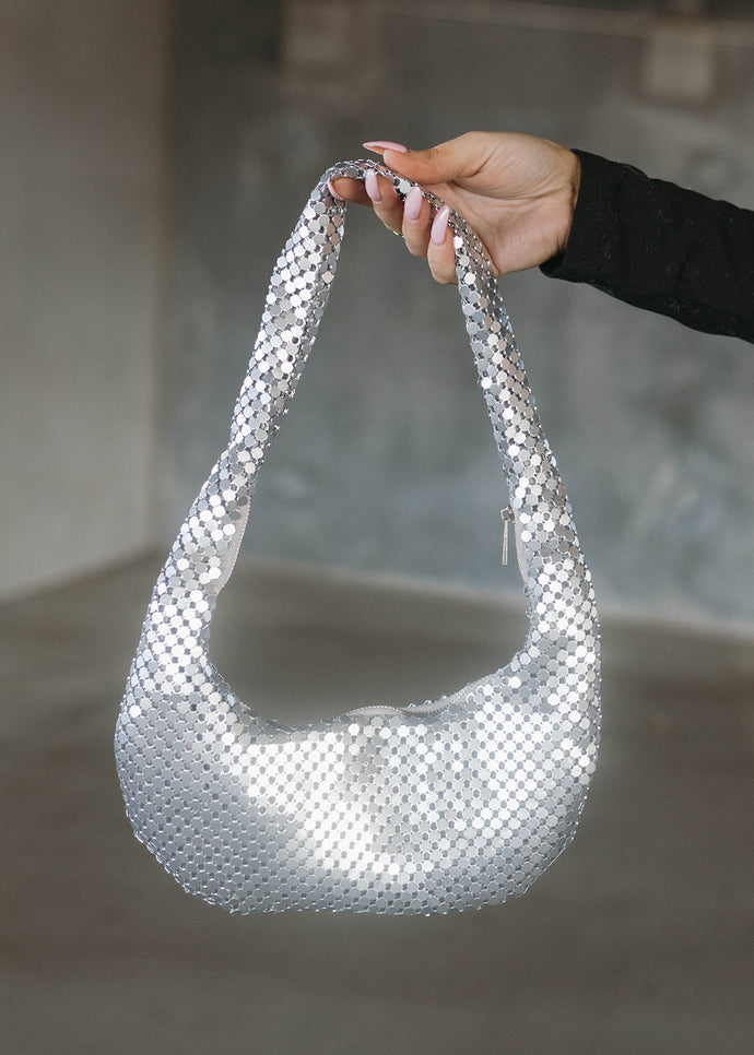 Billini Luna Glowmesh Bag - Silver