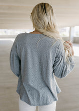 Load image into Gallery viewer, Kandi Grey Textured Top
