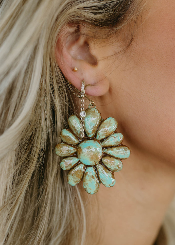 North Star Turquoise Earrings