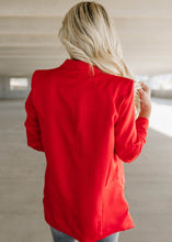 Load image into Gallery viewer, Jessie Tailored Blazer - Red
