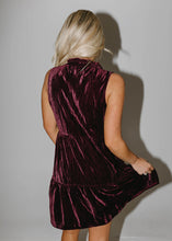 Load image into Gallery viewer, Dear John Eliza Cherry Marmalade Velvet Dress

