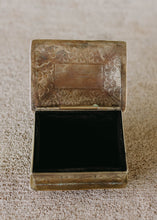 Load image into Gallery viewer, Stamped Silver &amp; Turquoise Trinket Box - Navajo
