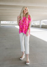 Load image into Gallery viewer, Hot Pink &amp; Red Leopard Sweater
