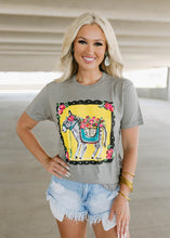 Load image into Gallery viewer, Callie&#39;s Burro Vintage Grey Tee
