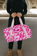 Load image into Gallery viewer, Pink Leopard Duffle Bag
