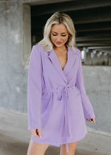 Load image into Gallery viewer, Lavender Trench Coat Dress
