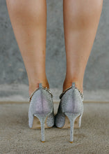 Load image into Gallery viewer, Billini Shae Silver Glitter Heels
