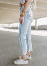 Load image into Gallery viewer, Bailey Colorful Threaded Boyfriend Jeans - vintageleopard
