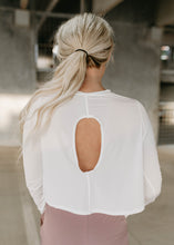 Load image into Gallery viewer, White Active Long Sleeve Athleisure Top
