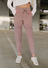 Load image into Gallery viewer, Mono B Mauve Athleisure Joggers
