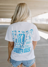 Load image into Gallery viewer, Good Times &amp; Country Music White Graphic Tee
