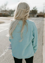 Load image into Gallery viewer, USA Light Blue Corded Sweatshirt
