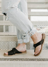 Load image into Gallery viewer, Very G Carina BLACK Sandal Slides
