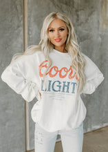 Load image into Gallery viewer, Coors Light™ 1980 White Sweatshirt Jumper
