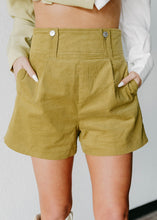 Load image into Gallery viewer, Stevie Keylime High Waisted Corduroy Shorts
